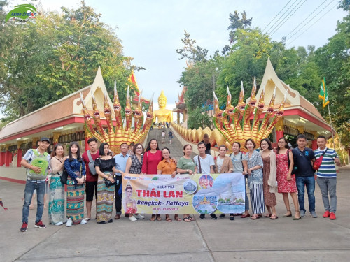 Hình ảnh kỷ niệm đoàn Thái Lan khởi hành ngày 1-5-2019